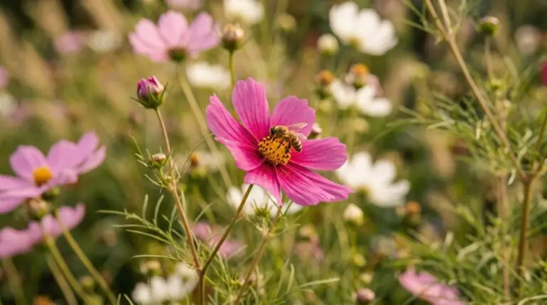Cosmos for pollinators and why butterflies and bees cannot resist these flowers
