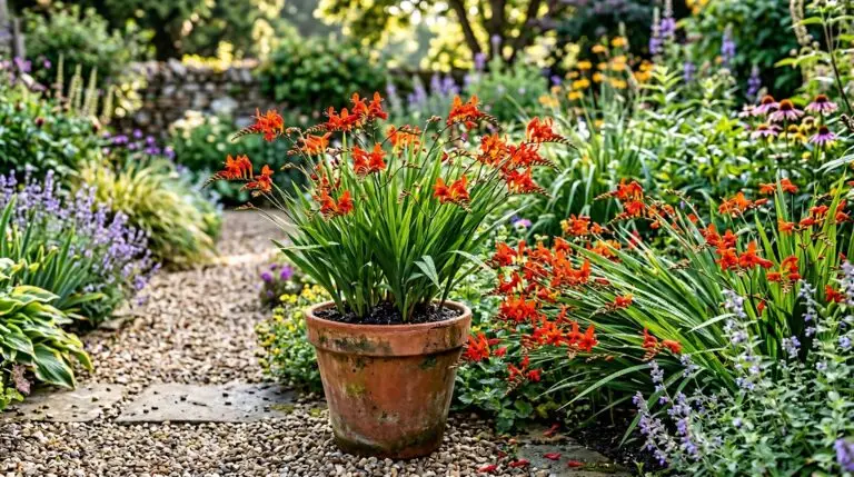 Growing crocosmia in containers for tropical-looking patio displays