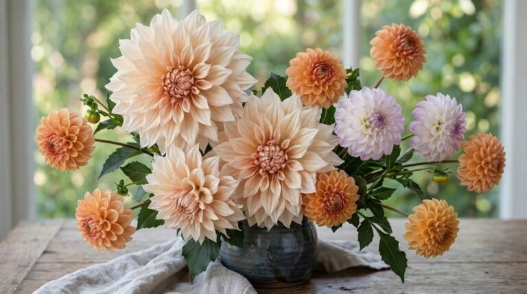 Best dahlia varieties for a cutting garden that produces armloads of flowers all season