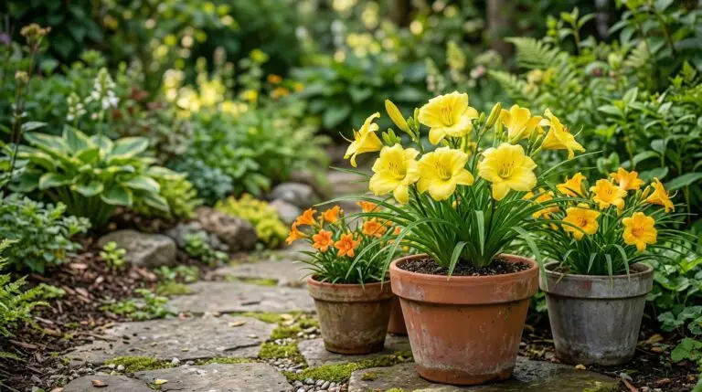 Growing daylilies in containers for small spaces and apartment balcony gardens