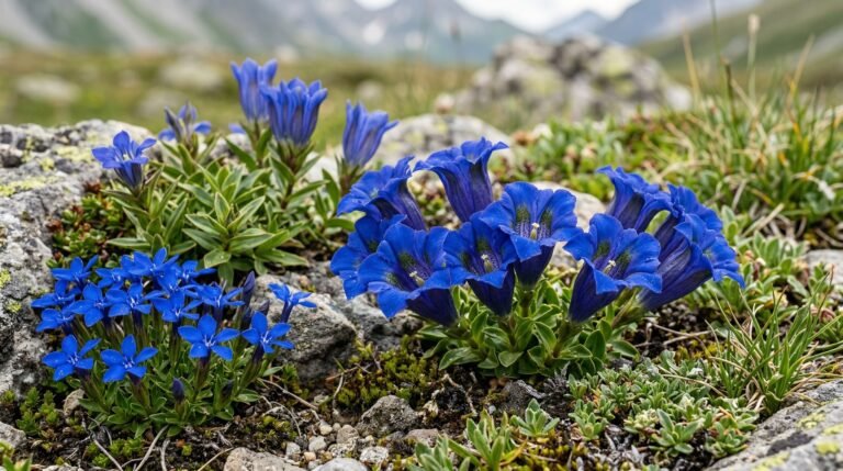 Best gentian species for gardens from alpine Gentiana acaulis to autumn-blooming types