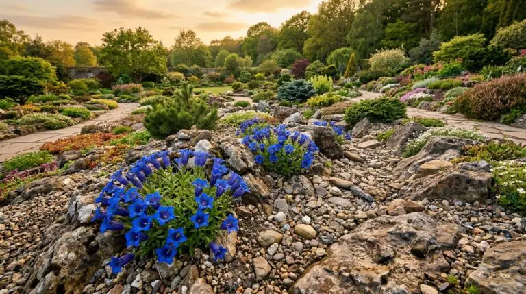 Growing gentians in rock gardens and alpine troughs where they truly shine