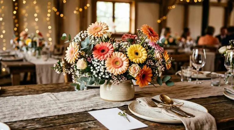Gerbera daisies in wedding bouquets for colorful fun alternatives to traditional flowers