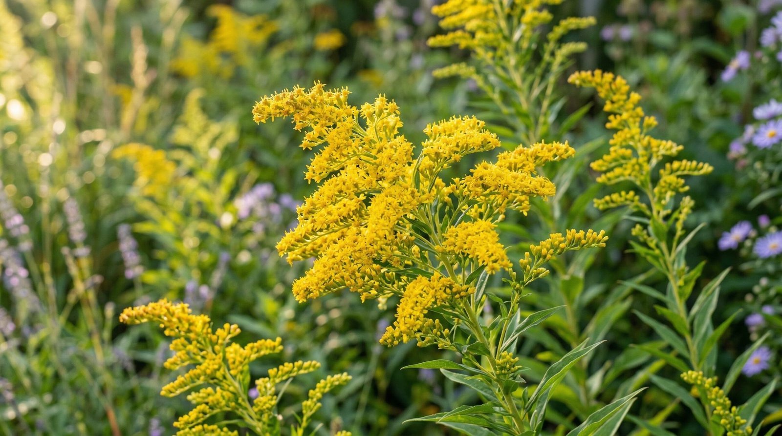 Goldenrod - Goldenrod in dried flower arrangements for warm autumn bouquets that last all winter