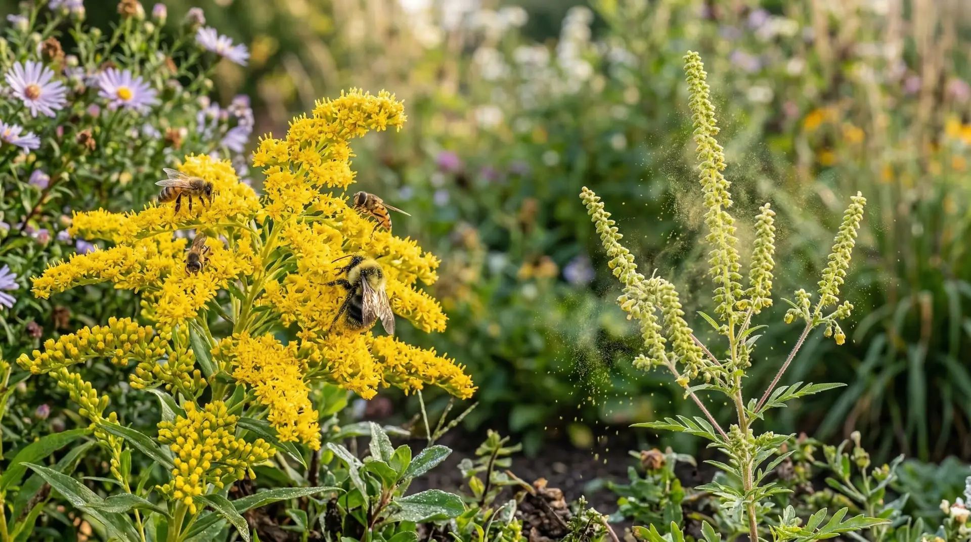 Goldenrod - Goldenrod does not cause allergies and why ragweed is the real culprit