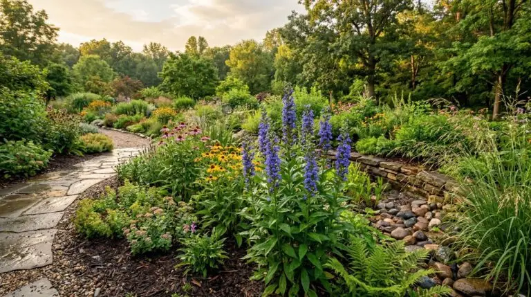 Great blue lobelia as a native plant for rain gardens and wet problem areas