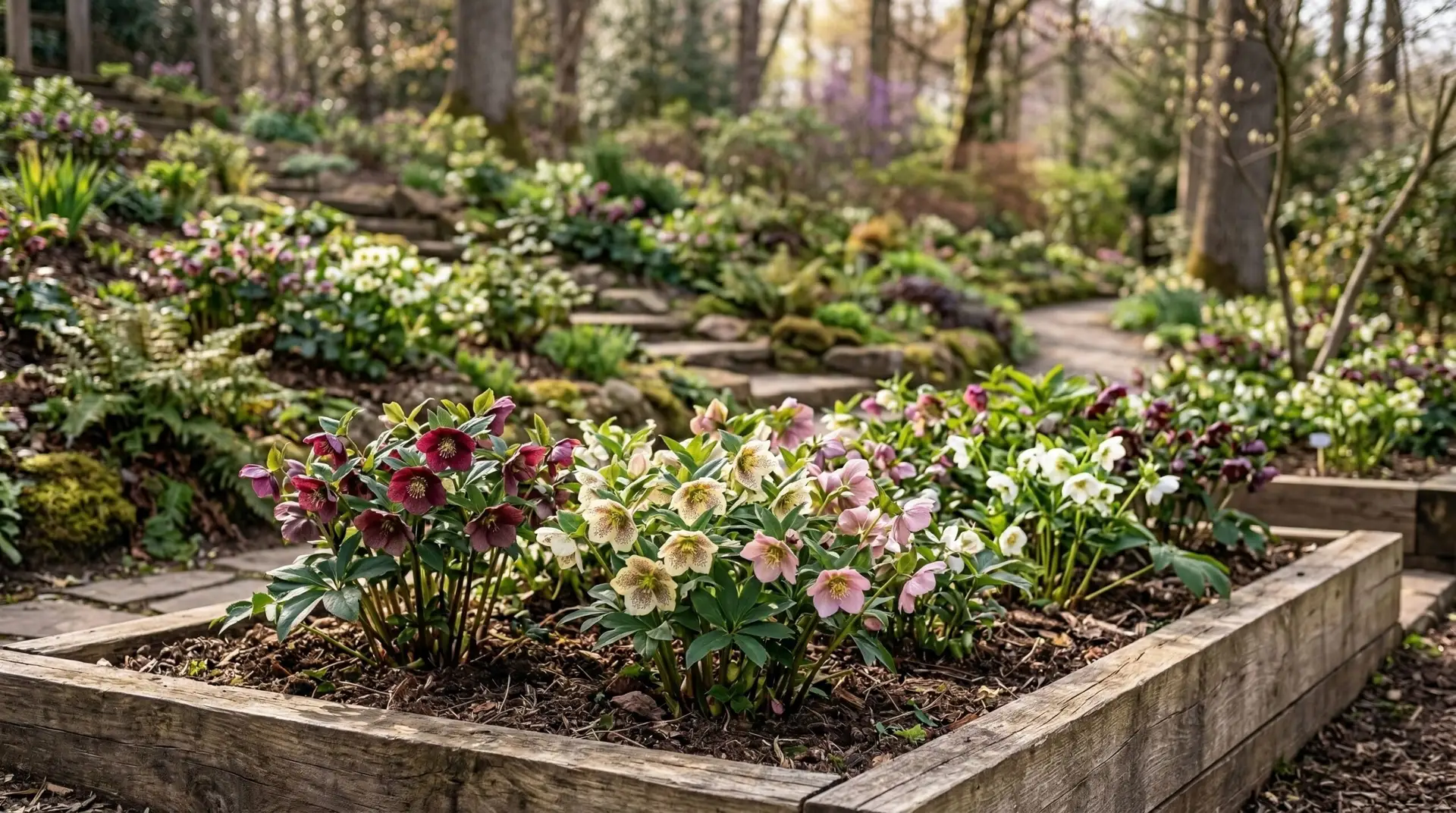 Hellebore - Why hellebore flowers face downward and how to display their hidden beauty