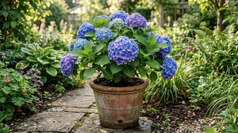 Growing hydrangeas in containers for stunning patio and doorstep displays