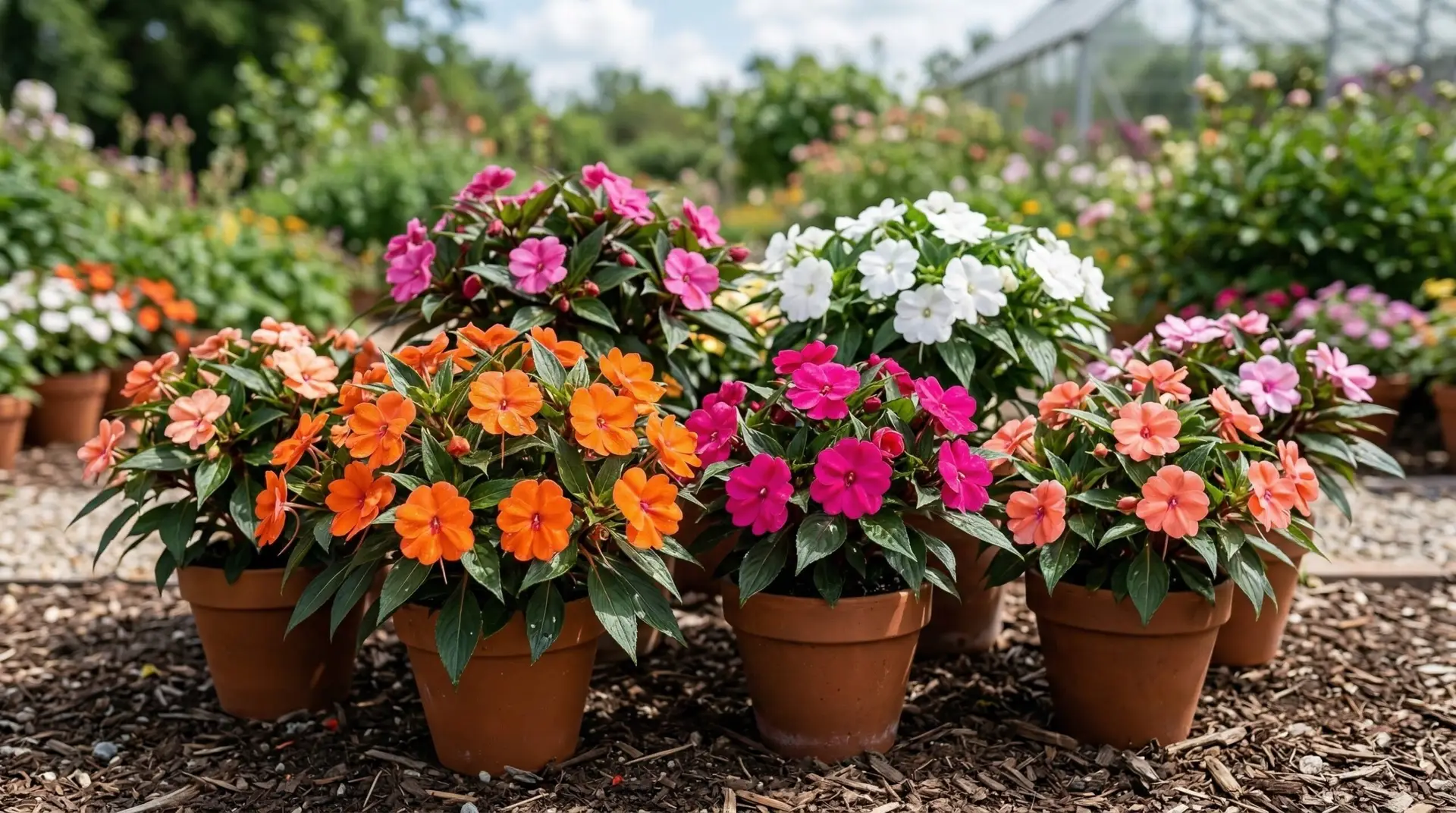 Impatiens - SunPatiens versus regular impatiens and which one handles sun and heat