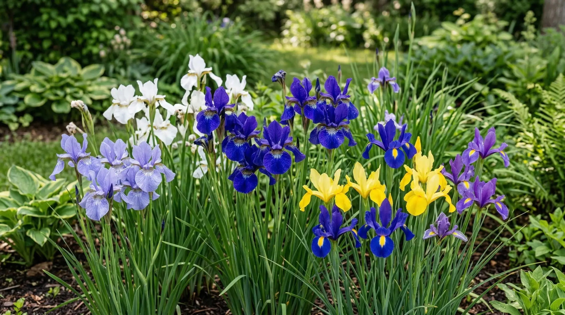 Iris - Siberian iris as the easiest and most elegant iris for modern garden borders