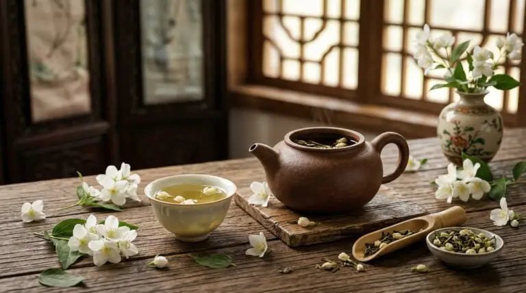 Jasmine tea and the ancient art of scenting tea leaves with fresh jasmine flowers