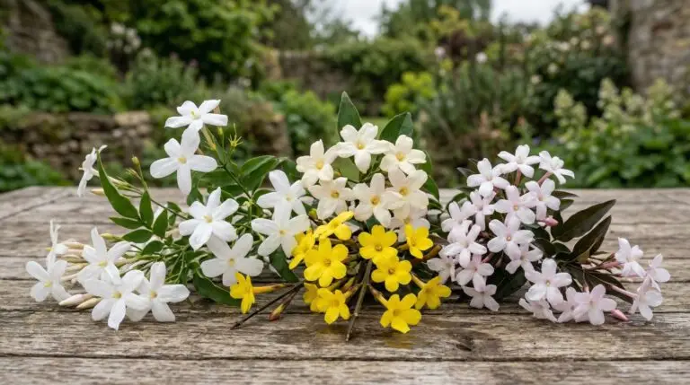 Winter jasmine for cheerful yellow flowers on bare branches in the coldest months
