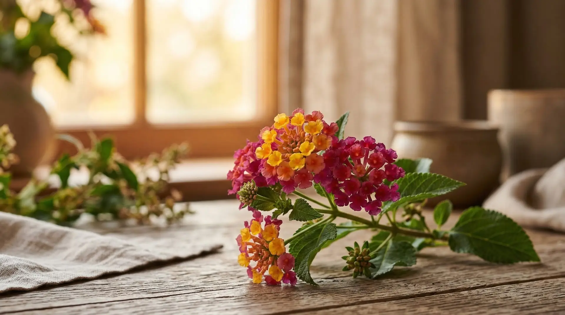 Lantana - Why lantana flowers change color as they age and the science behind the show