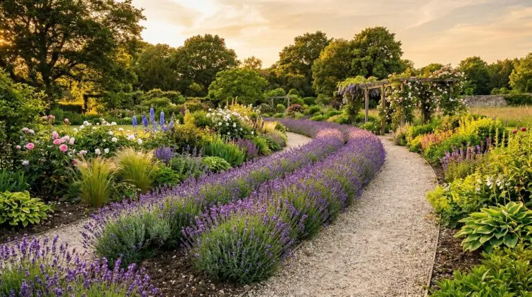 Designing a lavender hedge border that lines your garden path with fragrance