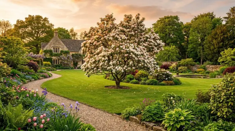 Magnolia trees in landscape design and placing them for maximum dramatic impact