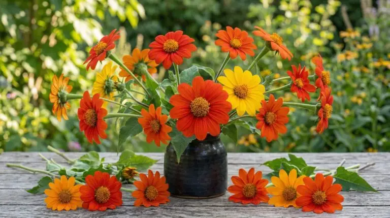 Mexican sunflower versus common sunflower and why you should grow both