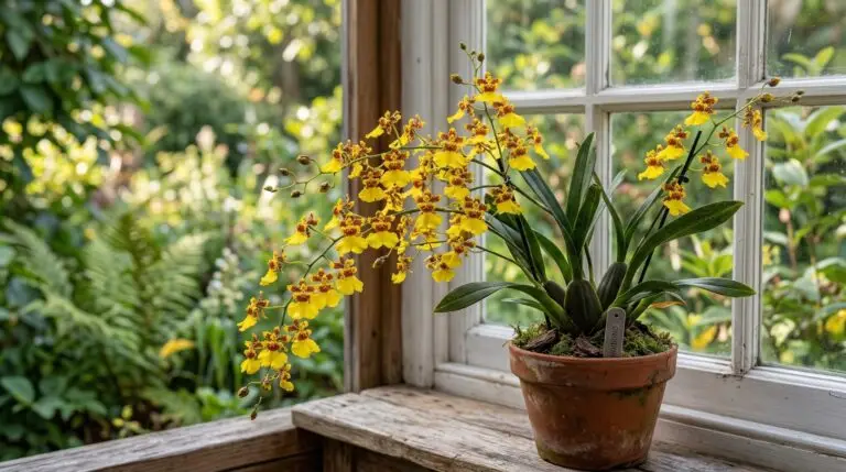 Growing oncidium orchids on windowsills and the light they need to bloom indoors