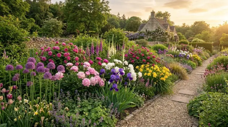 Companion plants for peonies that extend the beauty season beyond peony’s brief moment