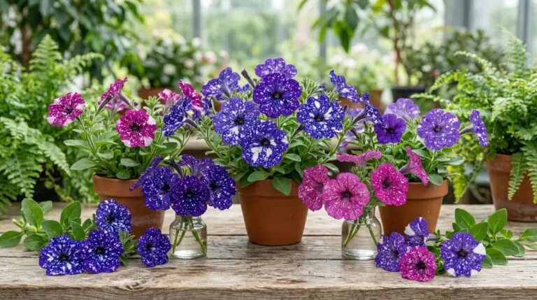 Night Sky petunia and the novelty varieties that look like galaxy flowers