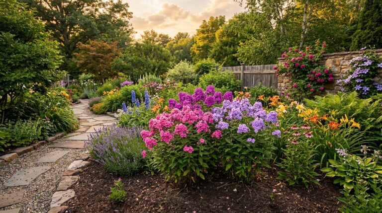 Dividing tall garden phlox every few years for stronger plants and more flowers