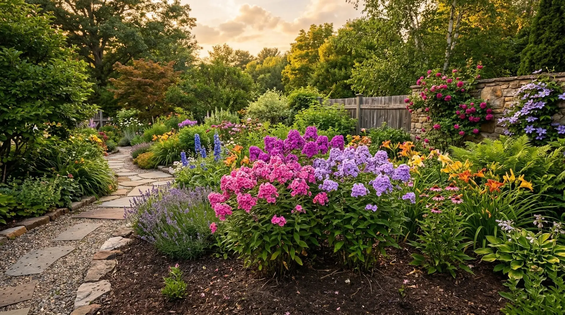 Phlox - Dividing tall garden phlox every few years for stronger plants and more flowers