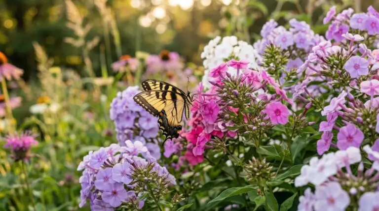 Phlox as a butterfly and hummingbird magnet for fragrant pollinator gardens