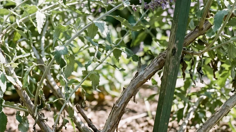 Why Russian sage flops over and the staking and pinching tricks to keep it upright