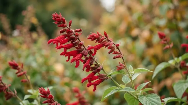 Scarlet sage flower meaning and the fiery passion this red bloom represents