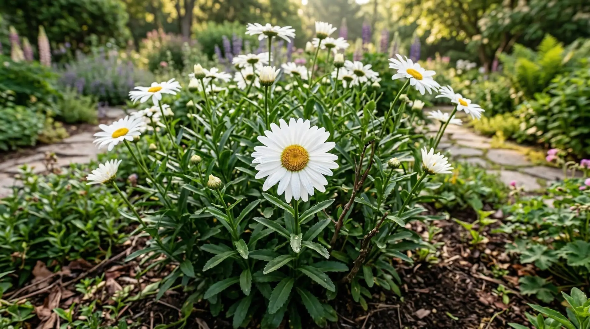 Shasta Daisy - Why Shasta daisies die after a few years and how to keep them going through division