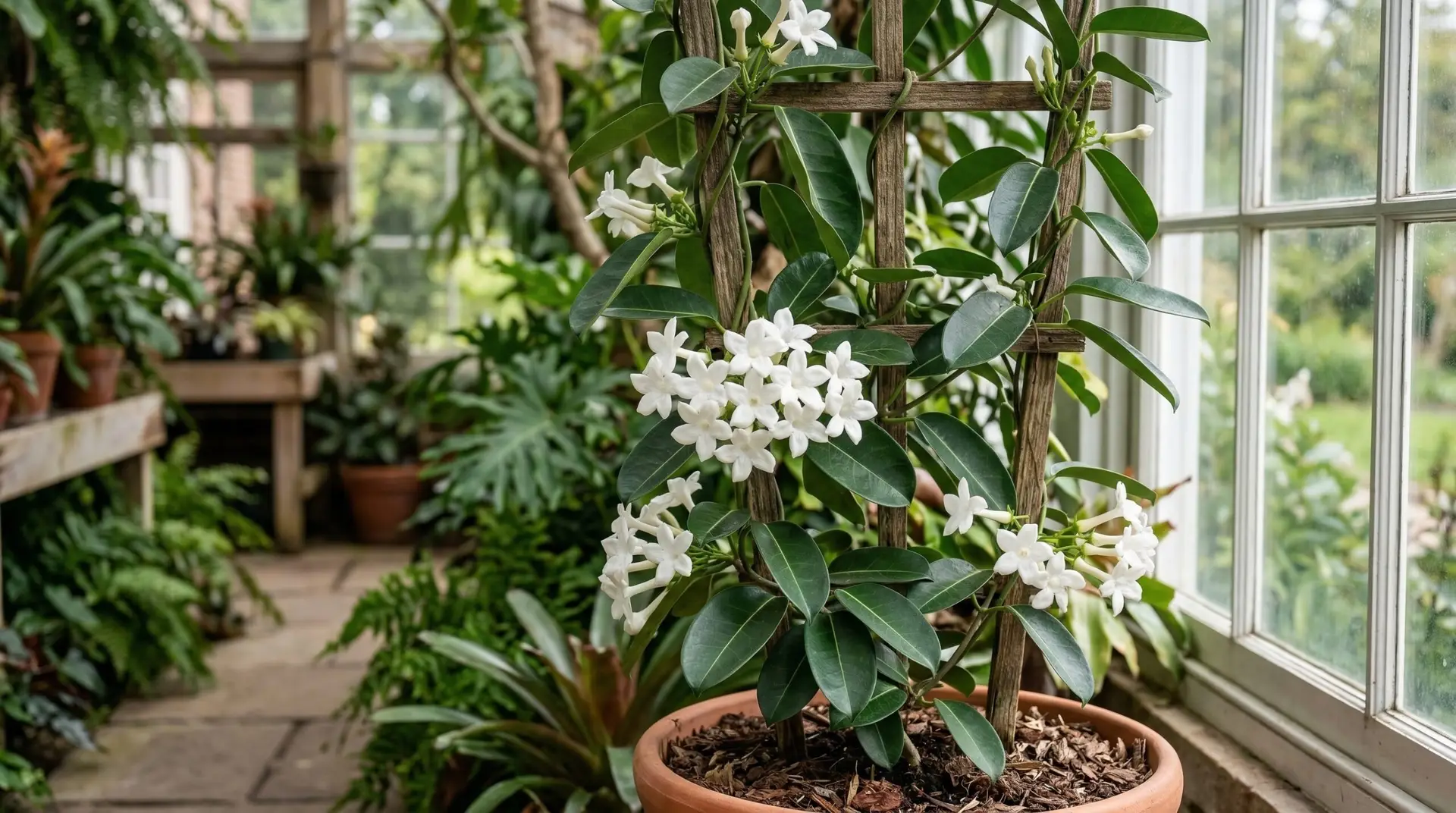 Stephanotis - How to grow stephanotis for waxy white stars with an intoxicating jasmine-like fragrance