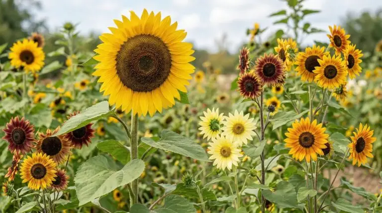 Best sunflower varieties from single-stem giants to branching bouquet types