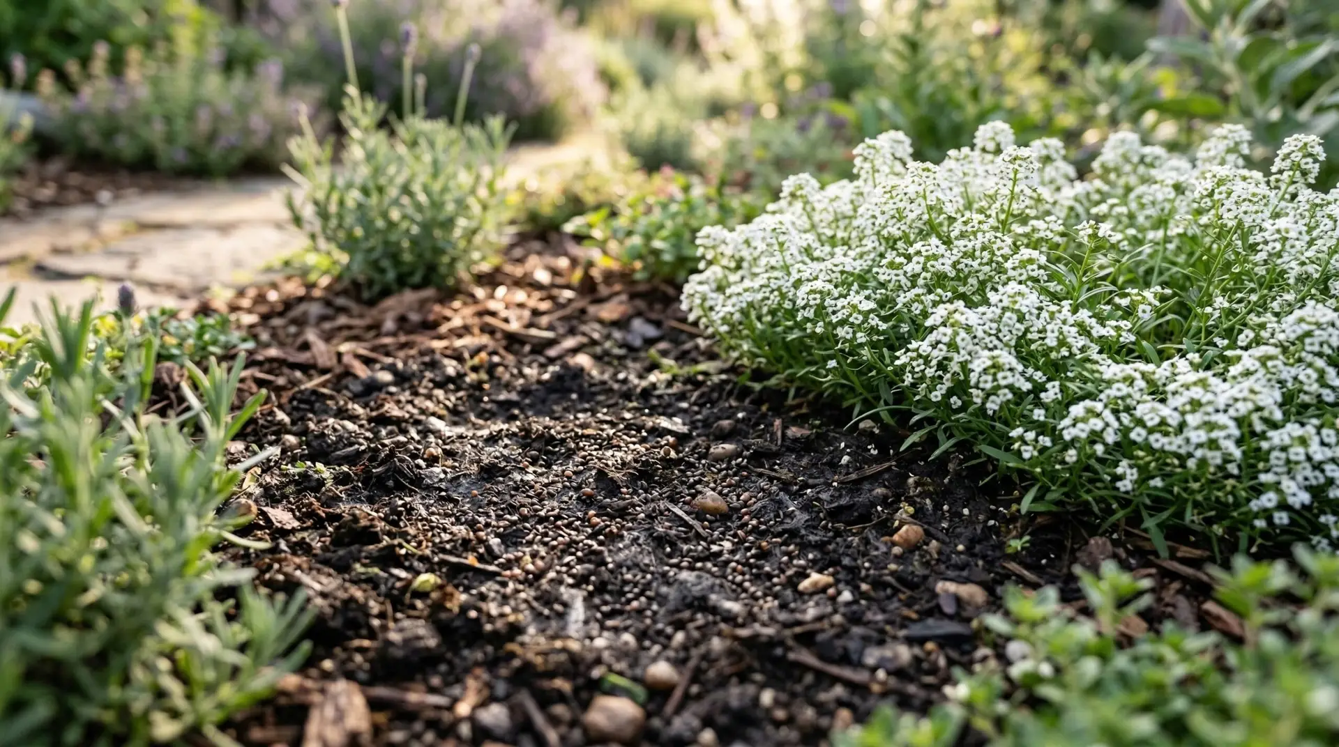Sweet Alyssum - Growing sweet alyssum from seed and the scatter-sow method that could not be simpler