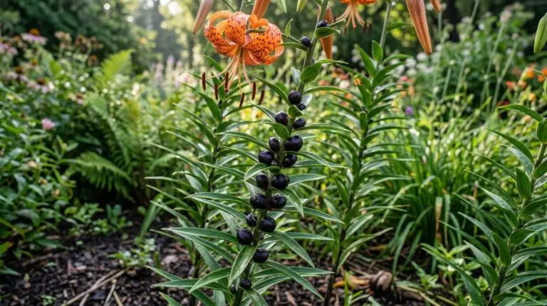 Propagating tiger lilies from the tiny black bulbils that form along the stem