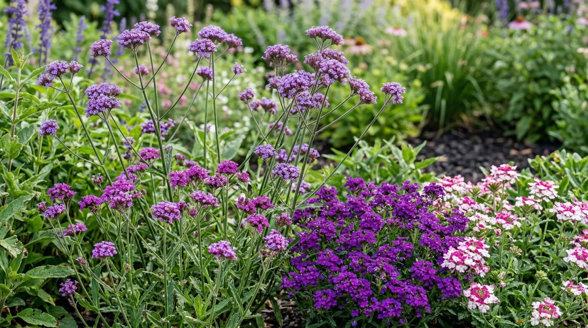 Verbena - Homestead Purple verbena the tough perennial ground cover that blooms for months