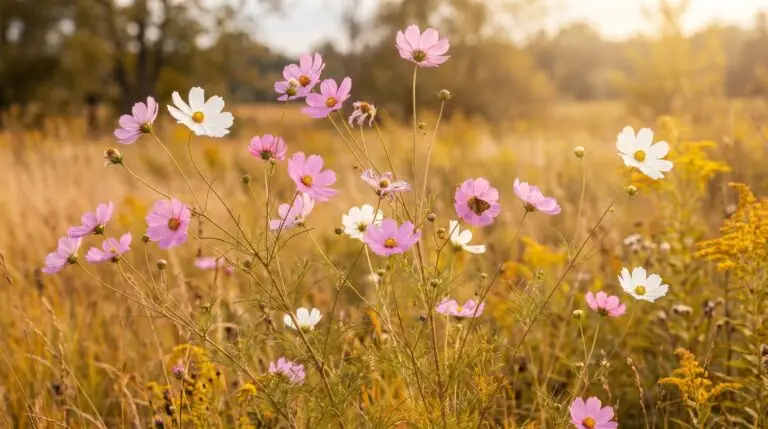 Cosmos flower meaning: Greek kosmos, chocolate cosmos, and growing