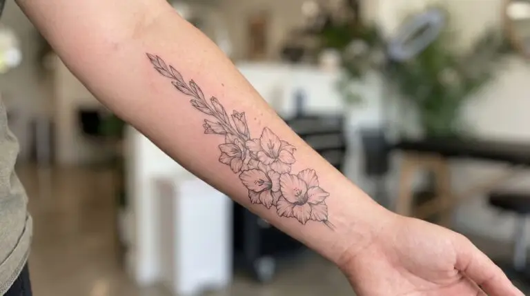 Gladiolus tattoo: meaning, designs, and Roman heritage