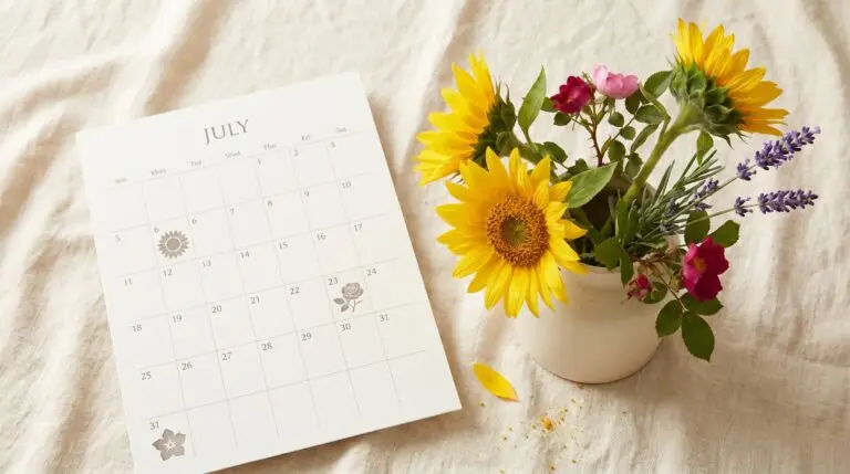 July birth flowers by day: the Korean 365-day tradition