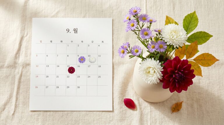 September birth flowers by day: the Korean 365-day tradition