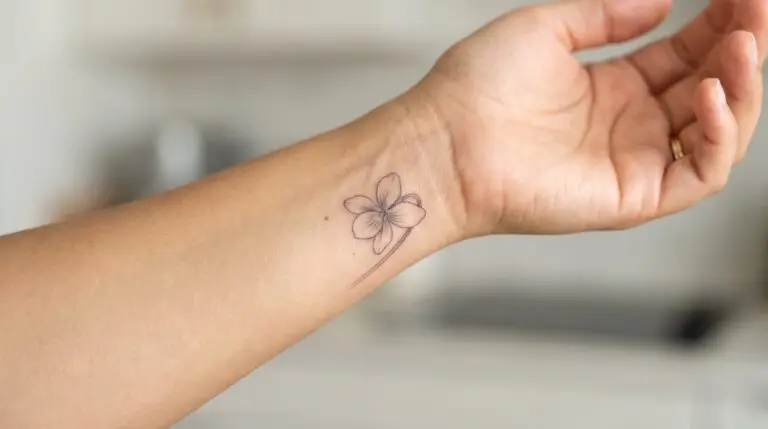 Violet tattoo: fine-line designs, historical meaning, and placement