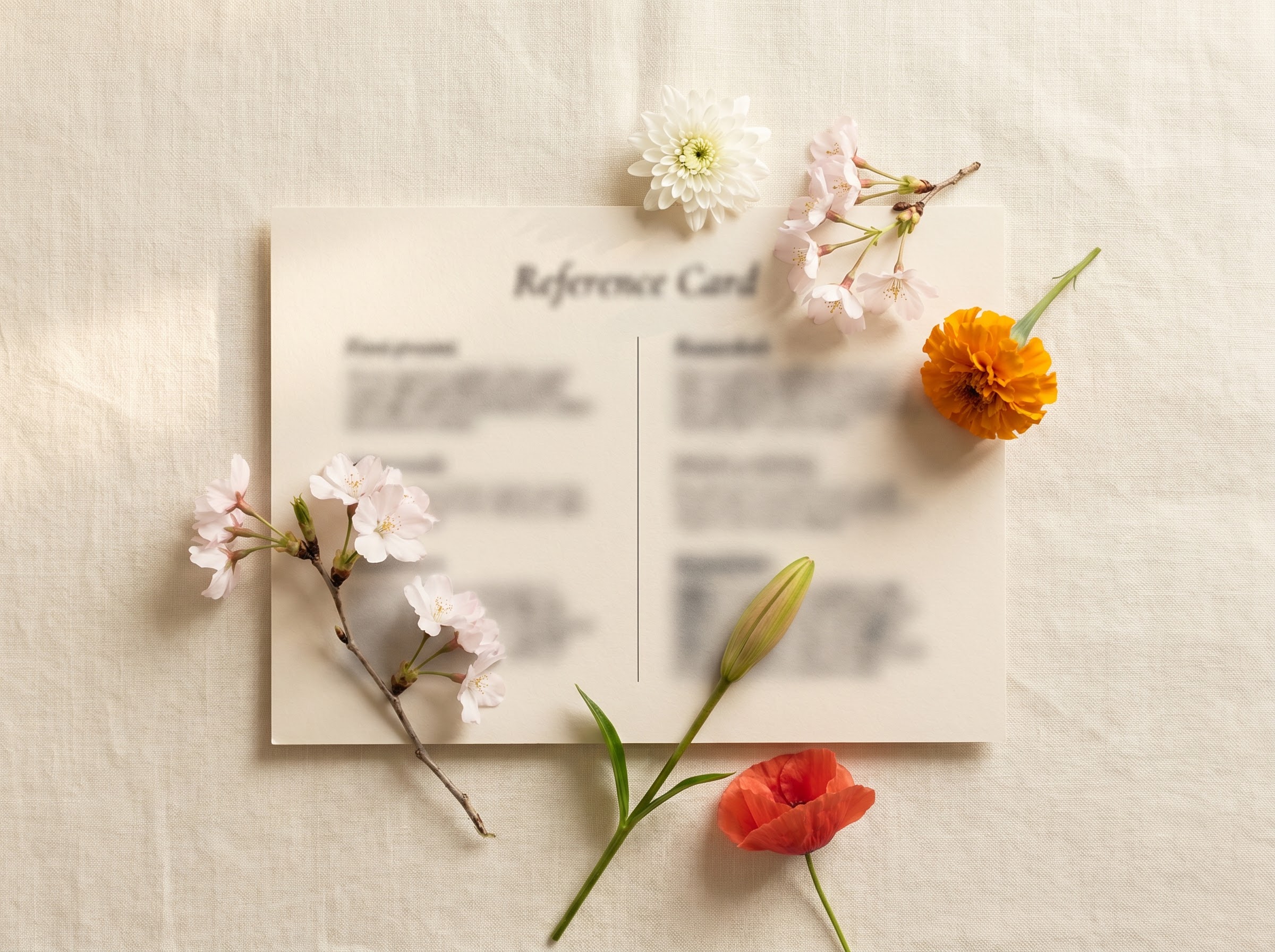 Comparison chart of flower meanings, Western readings versus readings elsewhere, that flip across cultures