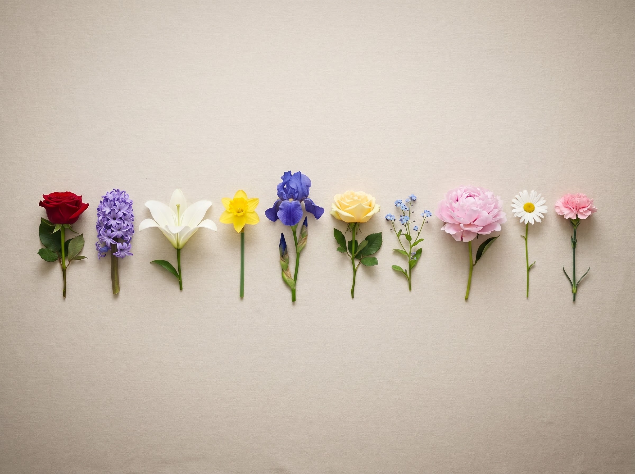 Send avoid and card-line reference chart for ten flower-giving occasions