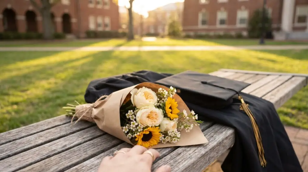 Graduation flowers: the right pick by school level, color and how long it has to last