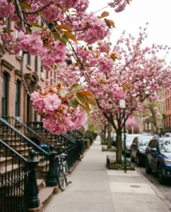 cherry blossom gallery brownstone street