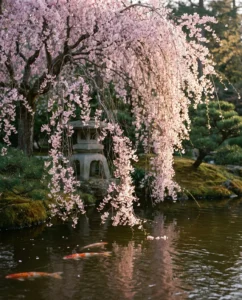 cherry blossom gallery weeping pond