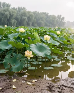 lotus gallery american lotus backwater wide stand