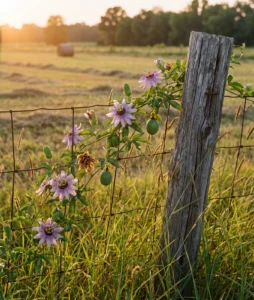 passionflower gallery evening fencerow sprawl