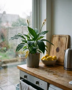 peace lily gallery kitchen rain