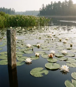 water lily gallery lake backwater wild white